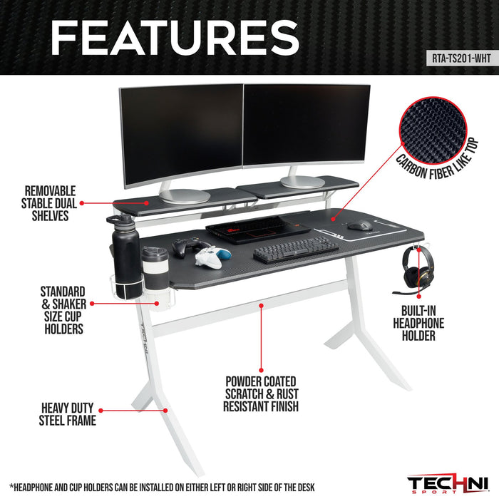 Techni Sport Stryker Gaming Desk