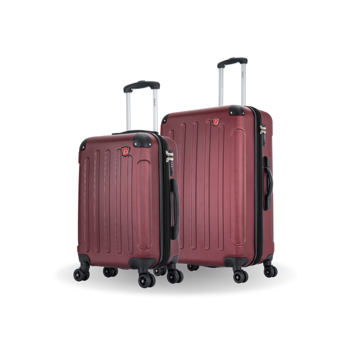 INTELY 2 Piece Set 20''/28'' with Built-in Digital Weight Scale