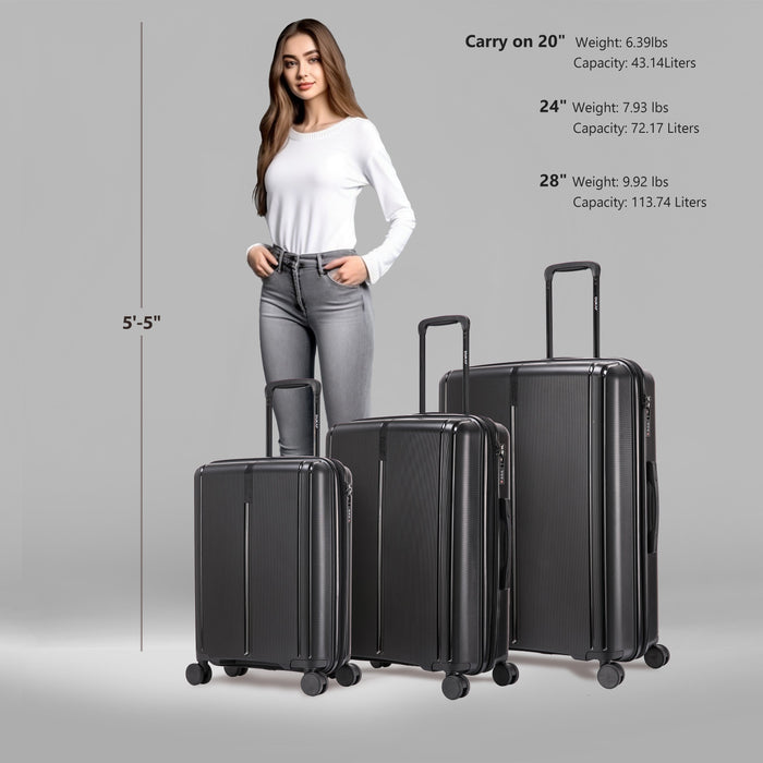 AIRLEY 3 Piece Set 20''/24''/28''