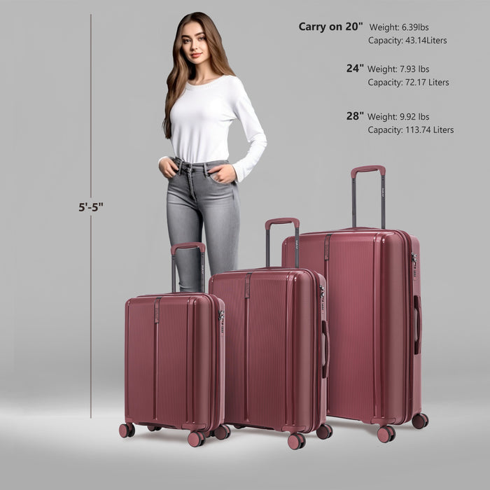 AIRLEY 3 Piece Set 20''/24''/28''