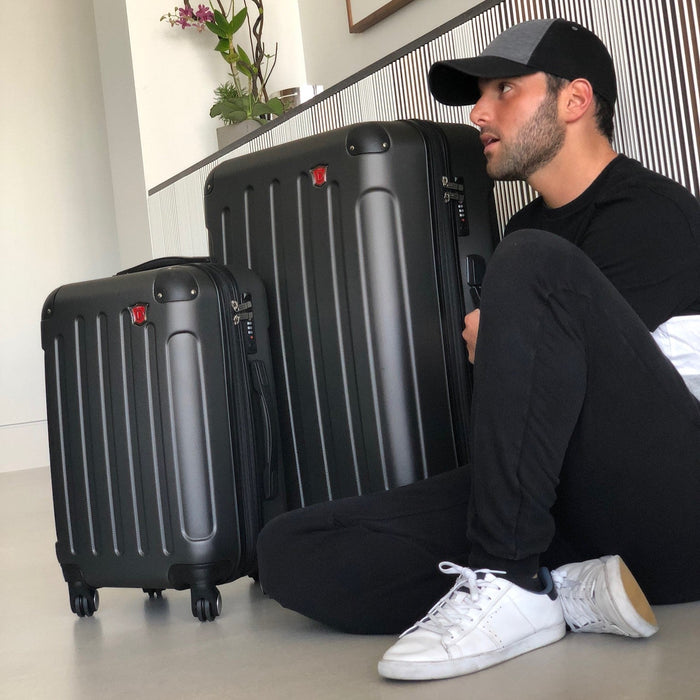 INTELY 2 Piece Set 20''/28'' with Built-in Digital Weight Scale