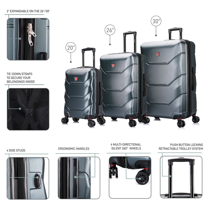 ZONIX 3 Piece Set 20''/26''/30''