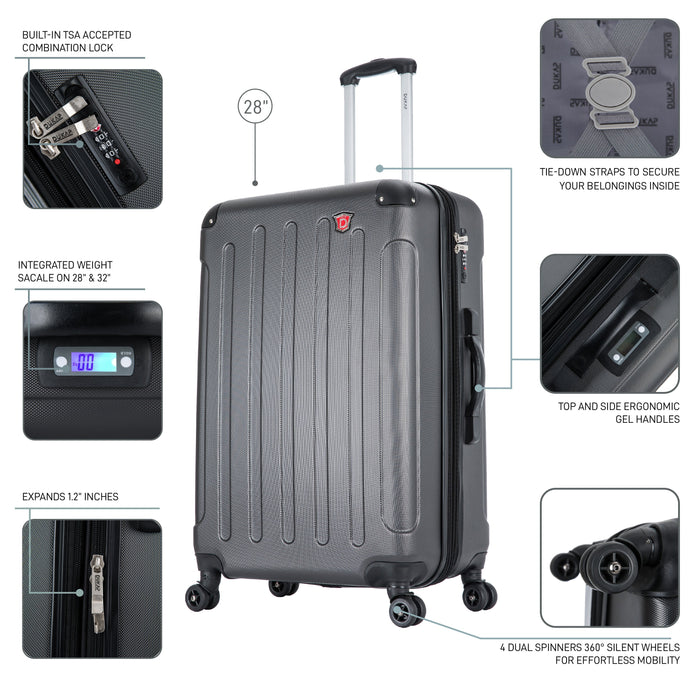 INTELY Large 28" with Built-in Digital Weight Scale