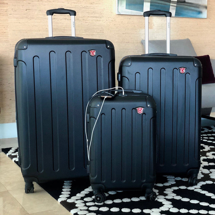 INTELY 3 Piece Set 20''/28''/32'' with Built-in Digital Weight Scale