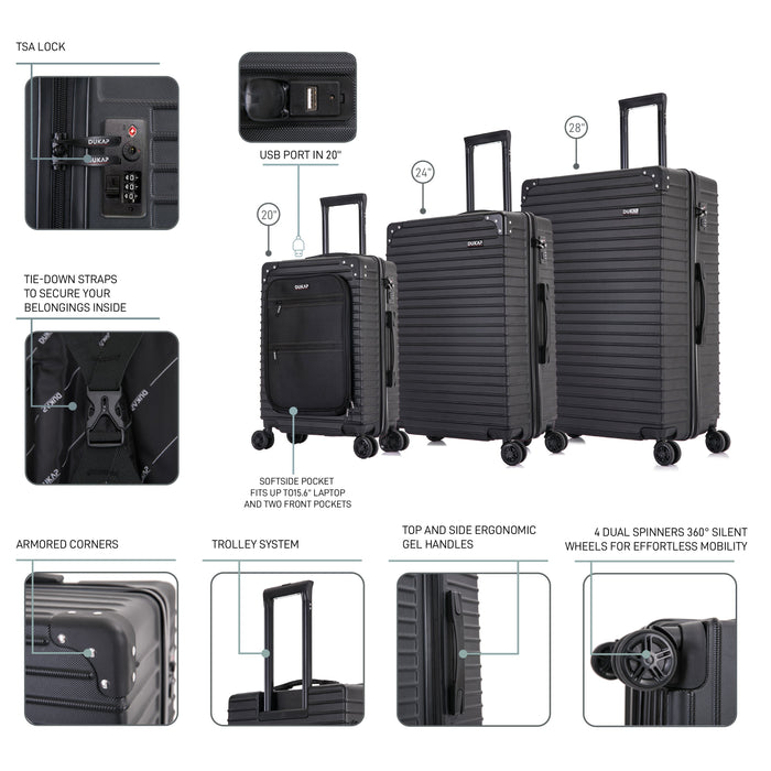 TOUR 3 Piece Set 20''/24''/28''