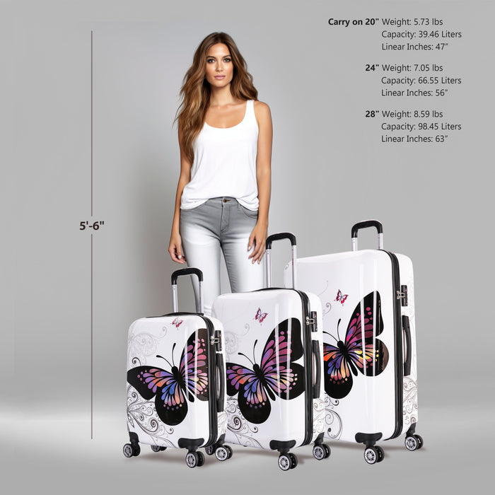 Prints 3 Piece Set 20''/24''/28''