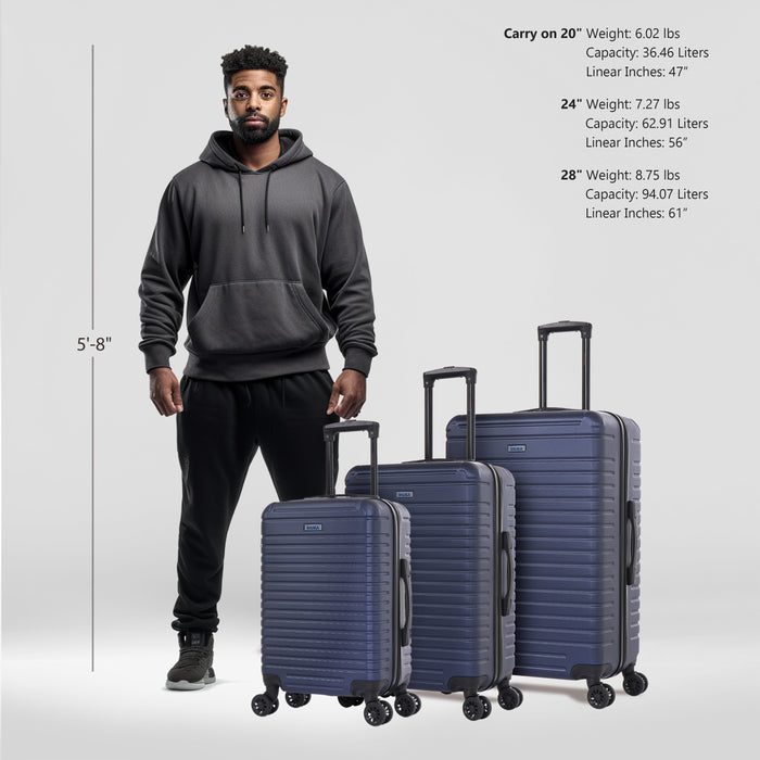 Deep 3 Piece Set 20"/24"/28"