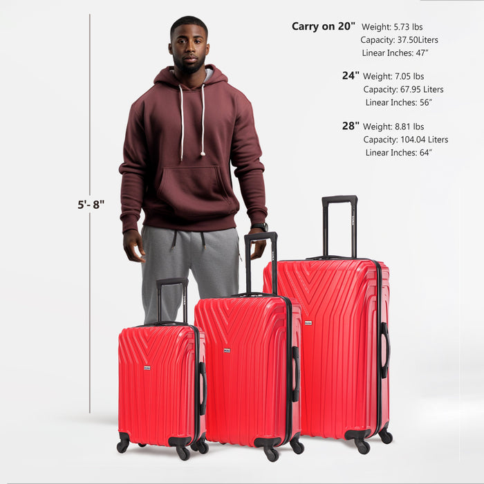 Vasty 3 Piece Set 20''/24''/28''