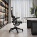 Techni Mobili RTA-1818C Executive Chair Lifestyle in Elegant light grey decor with black accents
