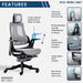 Techni Mobili RTA-1818C Executive Chair Features image