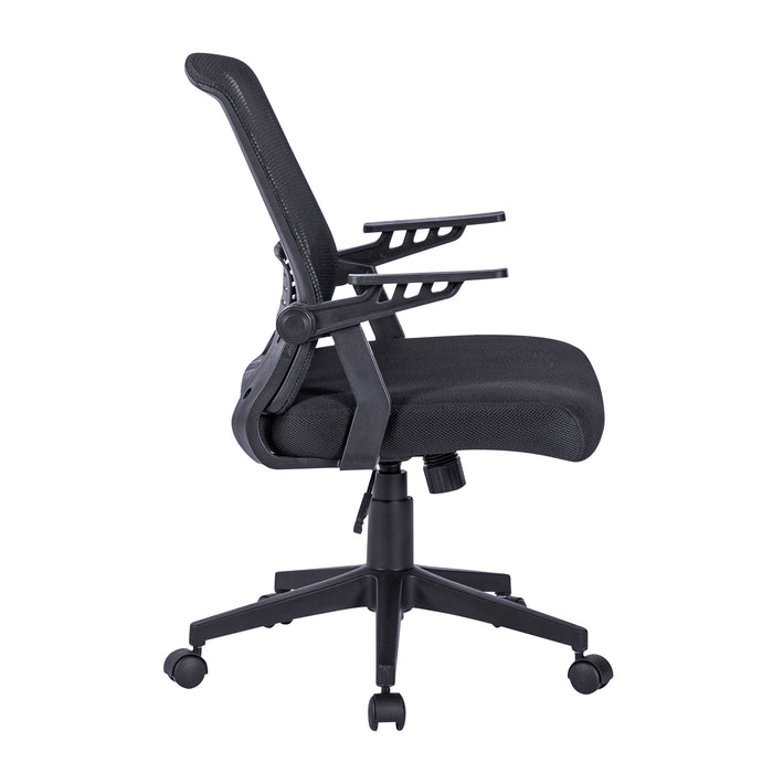 Techni Mobili Ergonomic Office Mesh Chair, Black