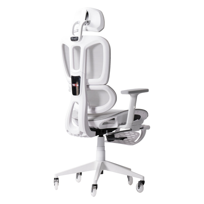 TS38C AIRFLEX White/Grey Mesh Gaming Chair