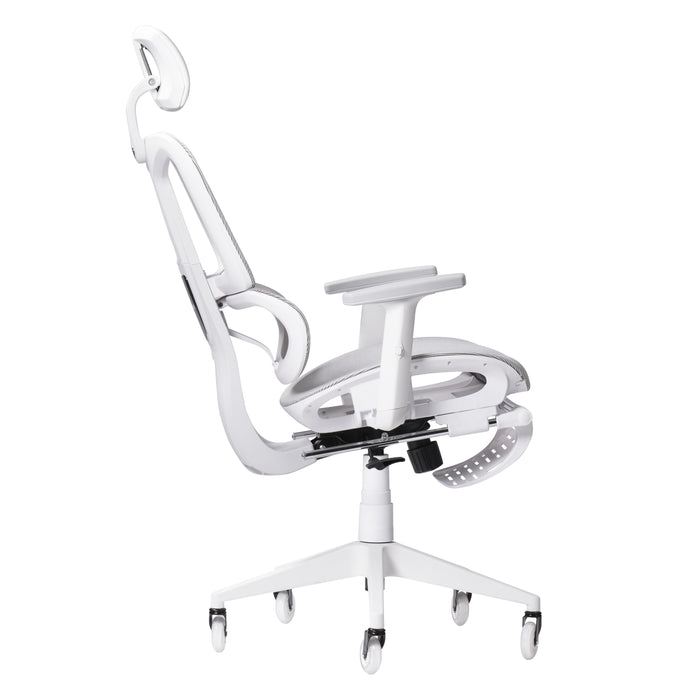 TS38C AIRFLEX White/Grey Mesh Gaming Chair