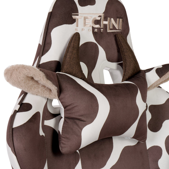 TS85 COW Print - LUXX Series Gaming Chair