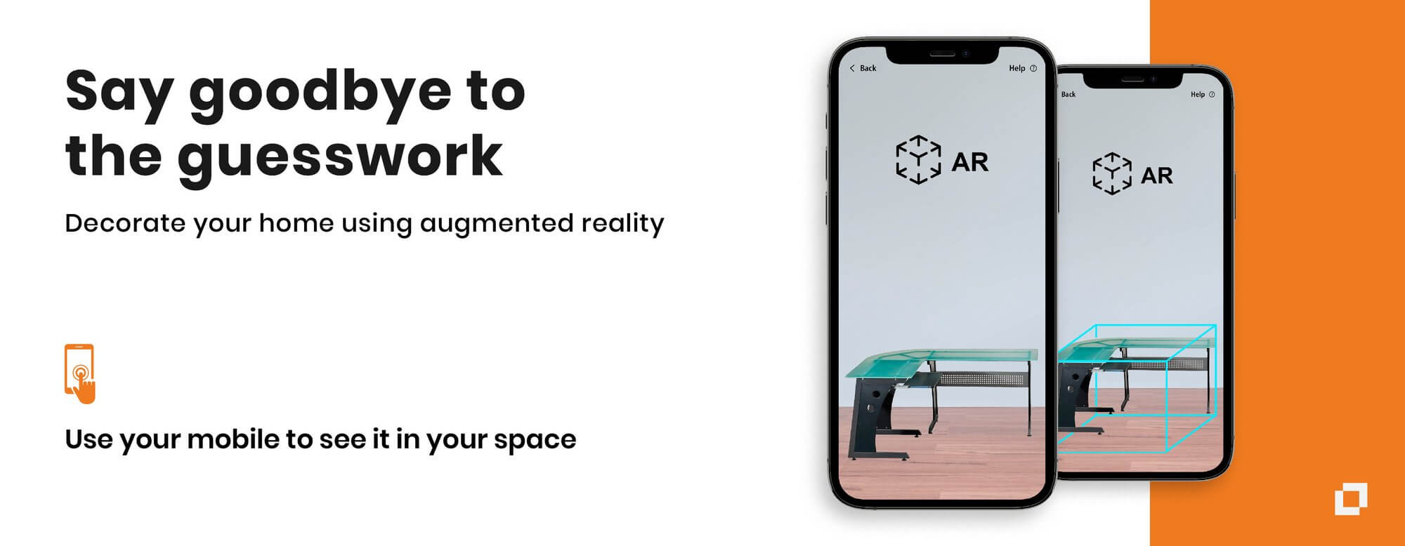 decorate your home using augmented reality, use your mobile to see the product in your space