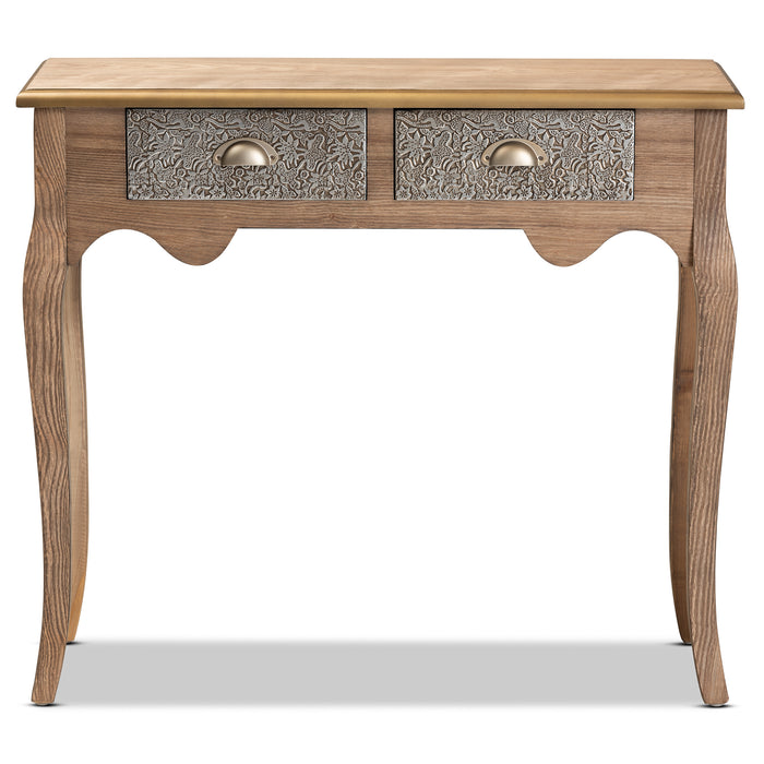 Clarice French Provincial (2-Drawer) Wood Console Table
