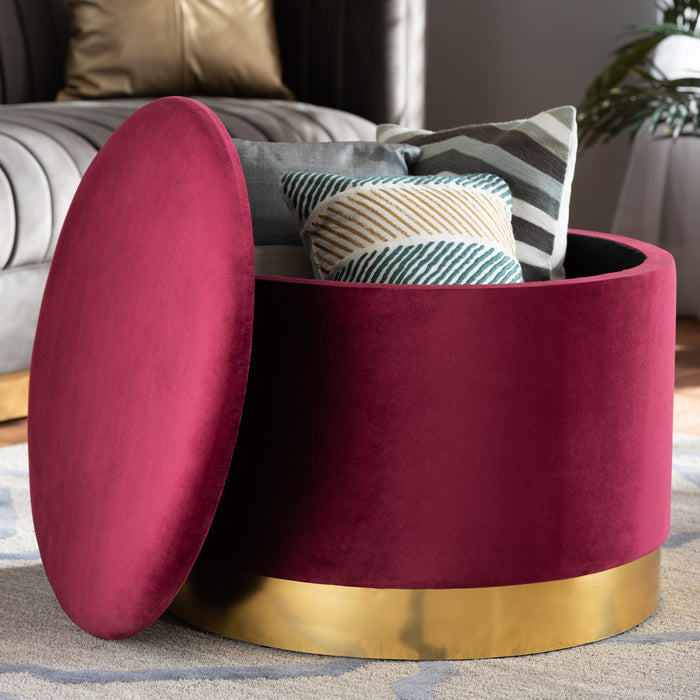 Marisa Glamour Storage Ottoman