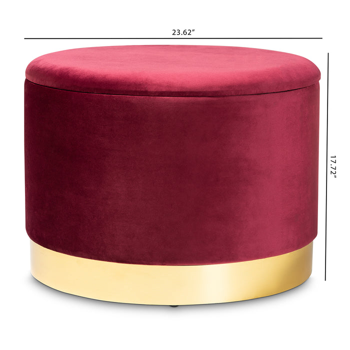 Marisa Glamour Storage Ottoman