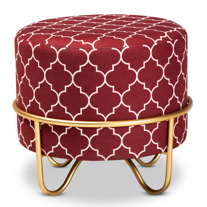 Candice Glamour Ottoman