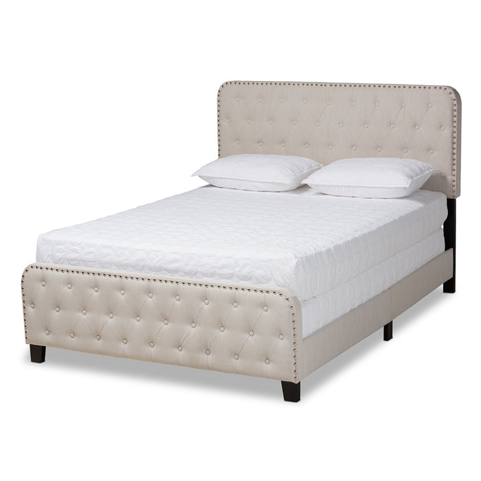 Annalisa Transitional Tufted Panel Bed