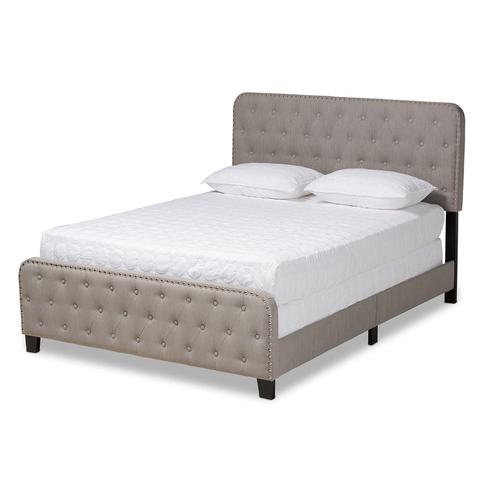 Annalisa Transitional Tufted Panel Bed