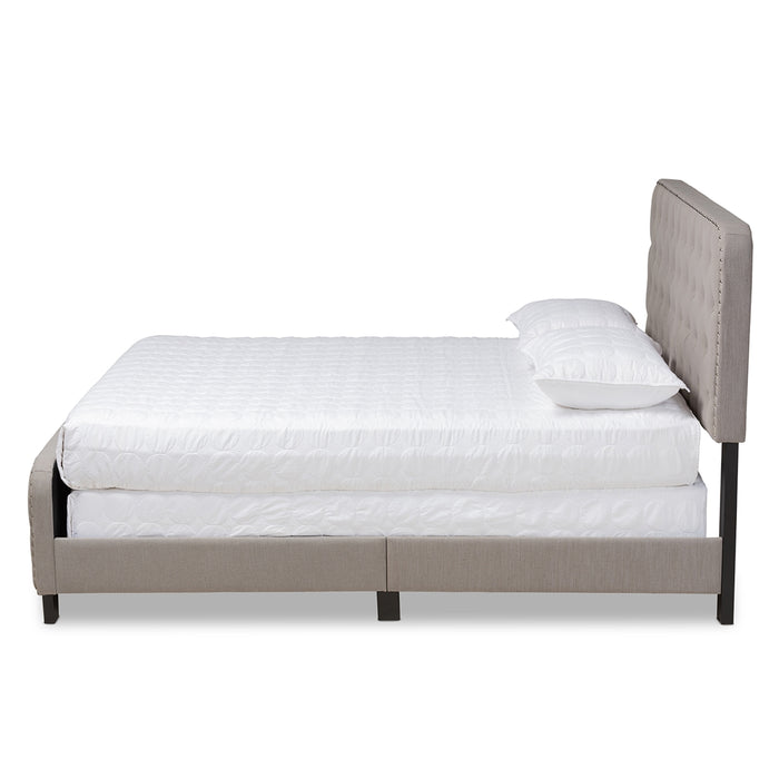 Annalisa Transitional Tufted Panel Bed