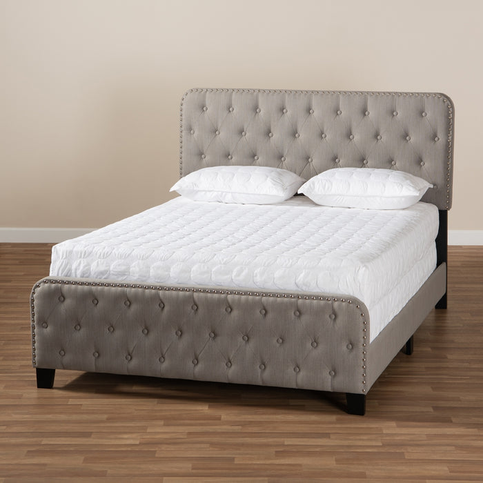 Annalisa Transitional Tufted Panel Bed