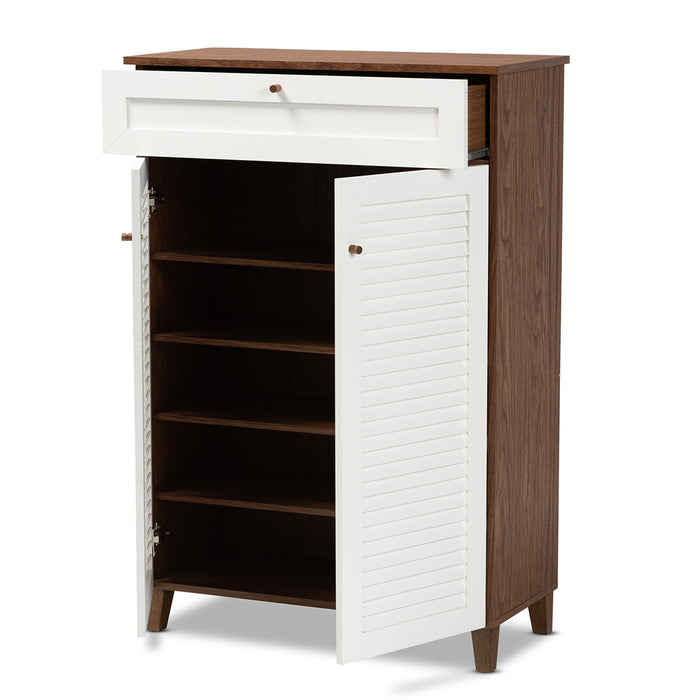Coolidge Modern (5-Shelf) Wood Shoe Cabinet
