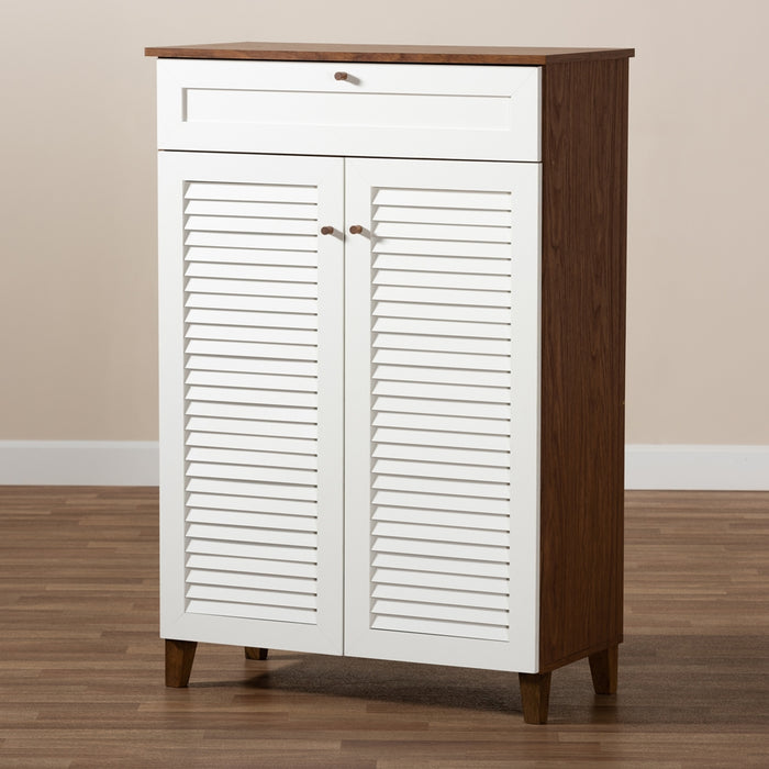 Coolidge Modern (5-Shelf) Wood Shoe Cabinet