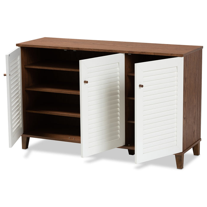 Coolidge Modern (8-Shelf) Wood Shoe Cabinet