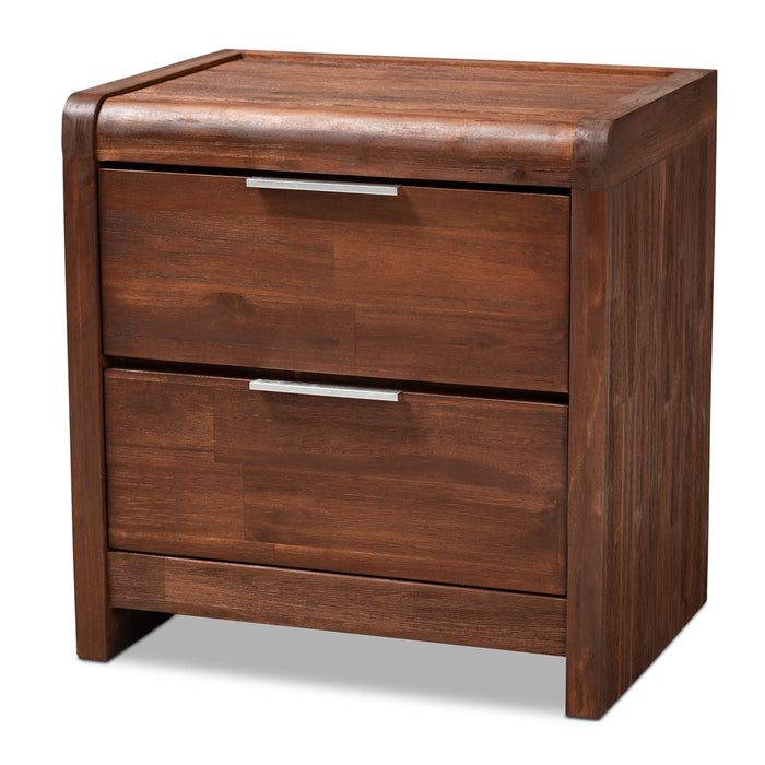 Torres Contemporary (2-Drawer) Wood Nightstand