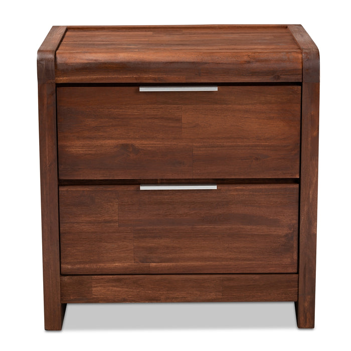 Torres Contemporary (2-Drawer) Wood Nightstand