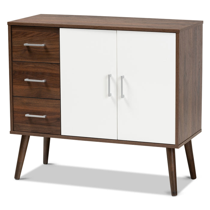 Leena Mid-Century Wood (3-Drawer) Sideboard Buffet