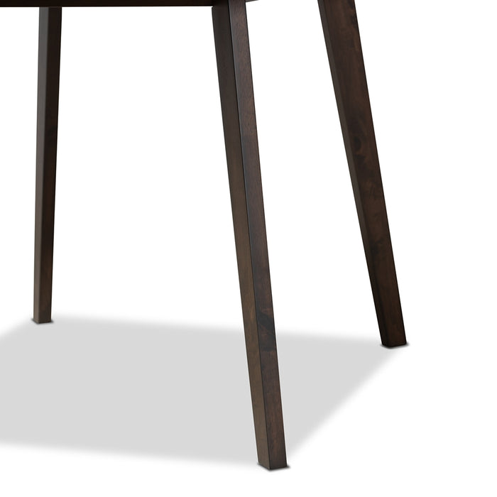 Britte Mid-Century Wood Dining Table
