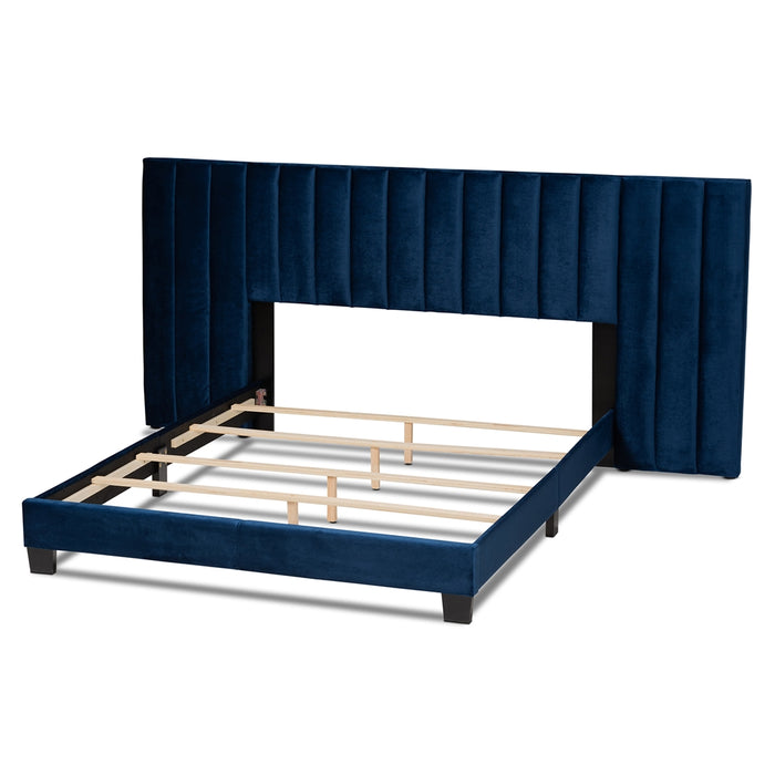 Fiorenza Glam Tufted Panel Bed