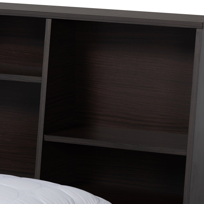Geoffrey Modern Wood Platform Storage Bed