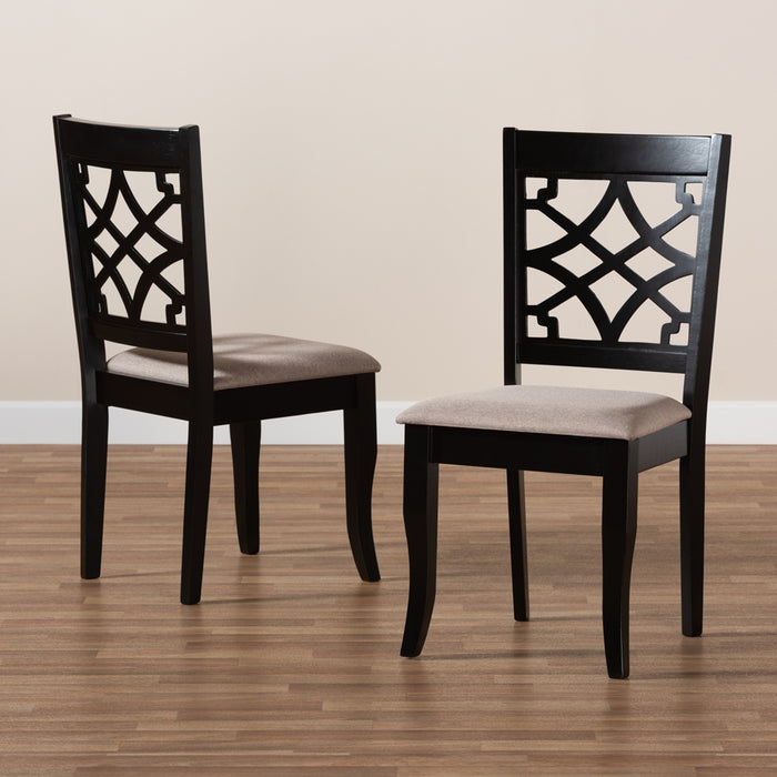 Mael Modern (Set of 2) Wood Dining Chair