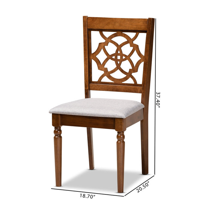 Renaud Modern (Set of 2) Wood Dining Chair