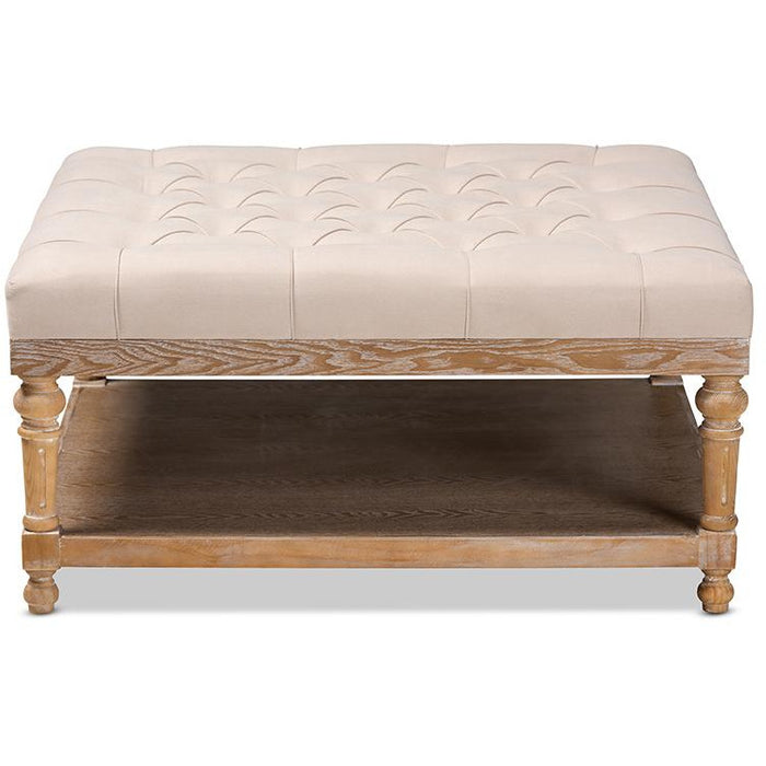 Kelly Rustic Cocktail Ottoman