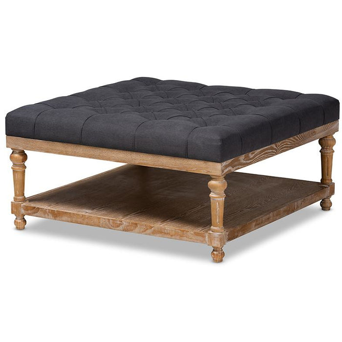 Kelly Rustic Cocktail Ottoman