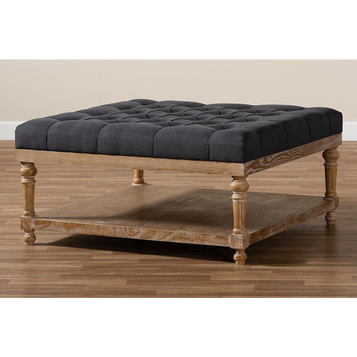 Kelly Rustic Cocktail Ottoman
