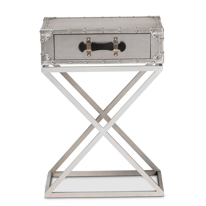 William Industrial (1-Drawer) Wood Nightstand