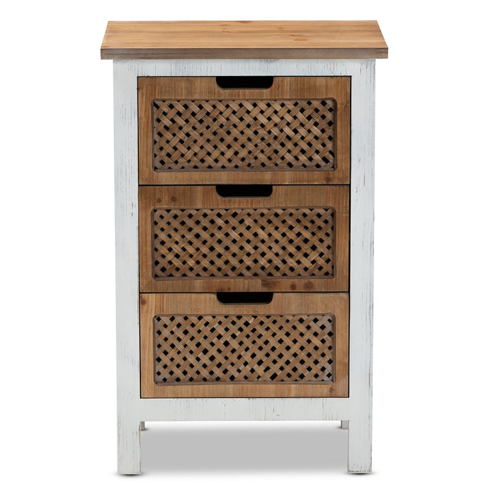 Vincent Rustic (3-Drawer) Wood Chest