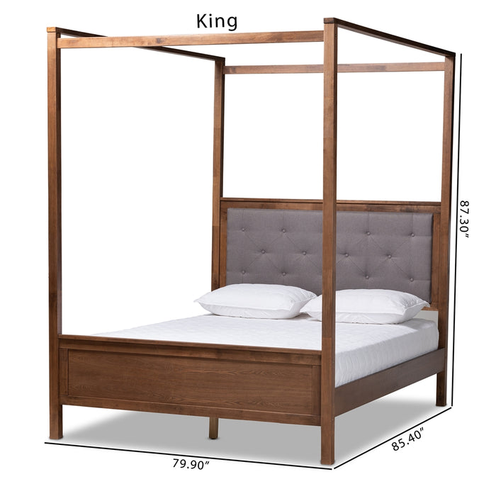 Natasha Modern Wood Platform Bed