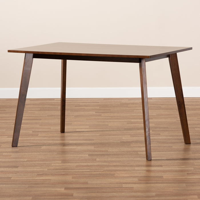 Britte Mid-Century Wood Dining Table