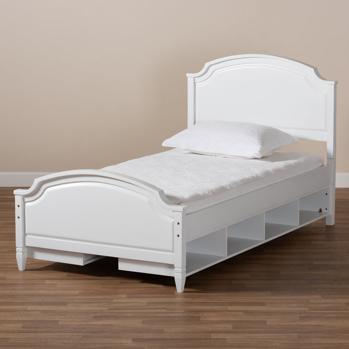 Elise Traditional Wood Platform Bed