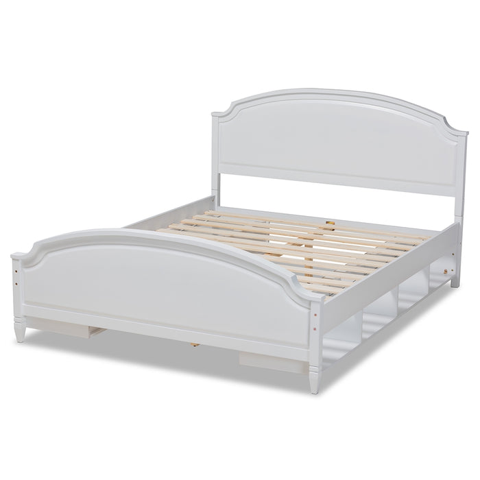 Elise Traditional Wood Platform Bed