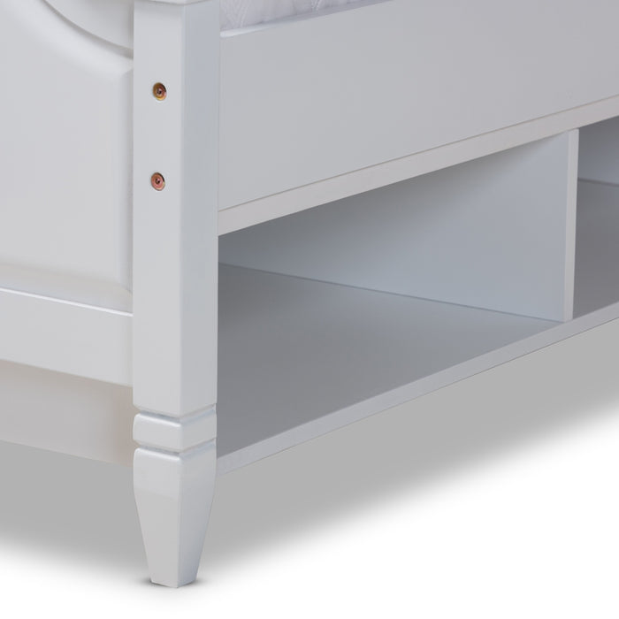 Elise Traditional Wood Platform Bed
