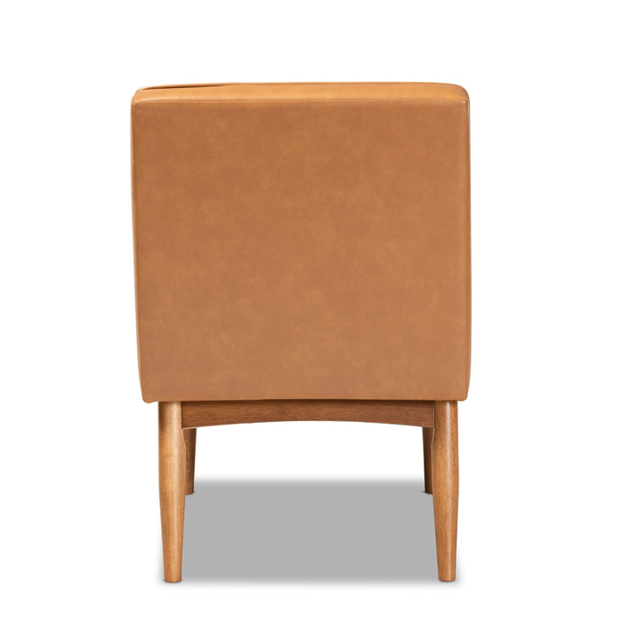 Arvid Mid-Century Wood Dining Chair