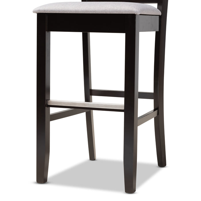 Carson Modern (Set of 2) Wood Bar Stools